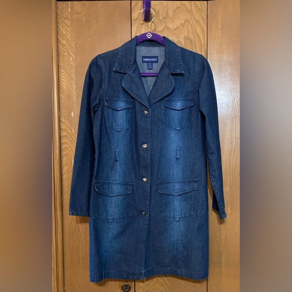 Limited Too Jackets & Blazers - EUC Vintage LIMITED TOO long length denim jacket. Size XL/3J